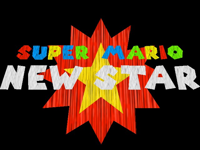 Super Mario New Star Title Screen